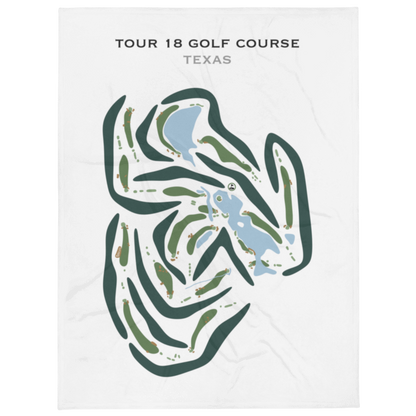 Tour 18 Golf Course, Texas - Printed Golf Courses