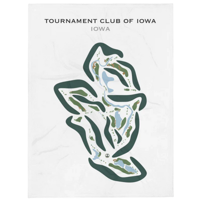 Tournament Club of Iowa, Iowa - Printed Golf Courses