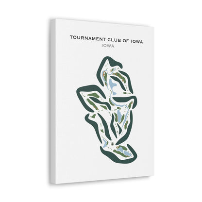 Tournament Club of Iowa, Iowa - Printed Golf Courses