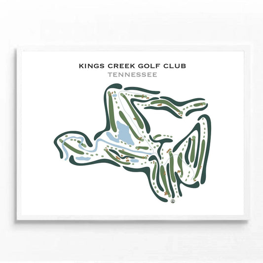 Kings Creek Golf Club, Tennessee - Printed Golf Courses