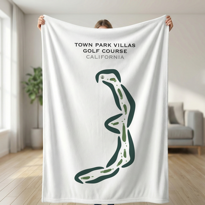 Town Park Villas Golf Course, California - Printed Golf Courses