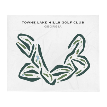 Towne Lake Hills Golf Club, Georgia - Printed Golf Courses