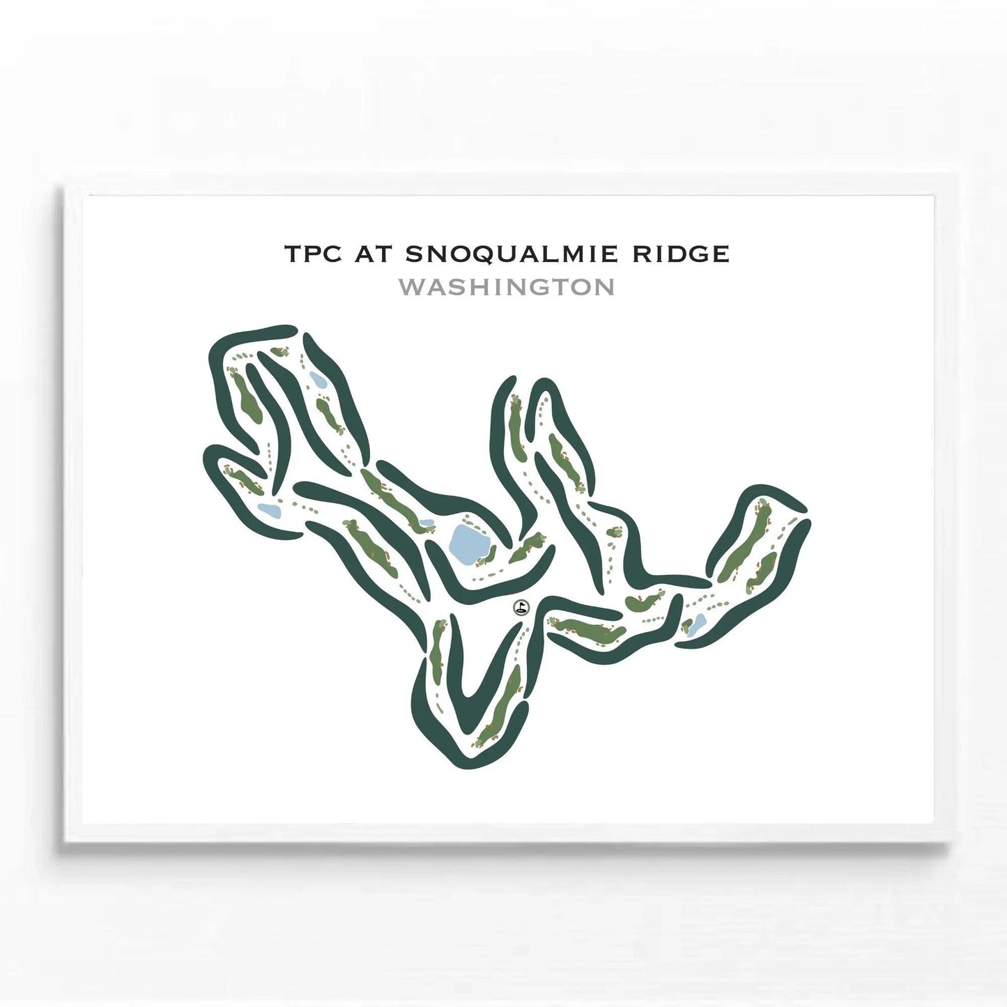 TPC at Snoqualmie Ridge, Washington - Printed Golf Courses