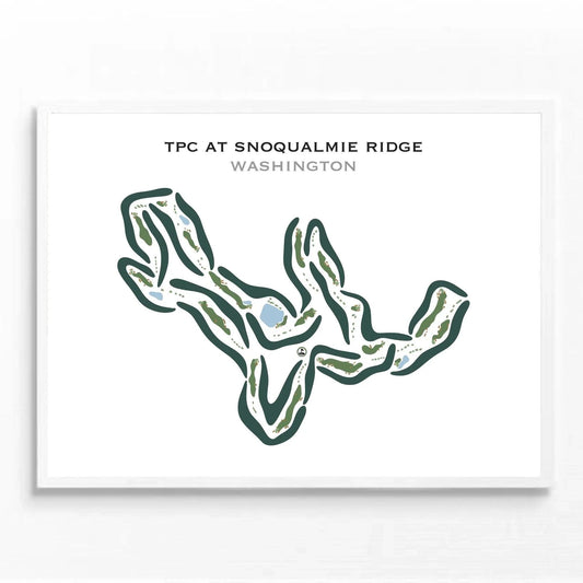 TPC at Snoqualmie Ridge, Washington - Printed Golf Courses