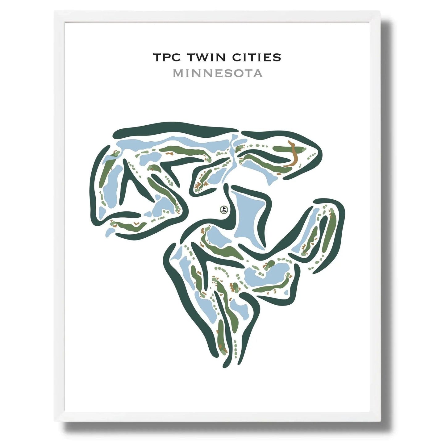 TPC Twin Cities, Minnesota - Printed Golf Courses