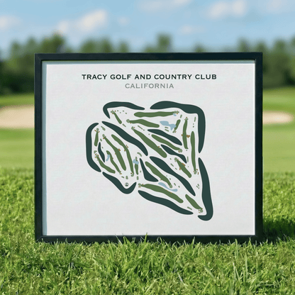 Tracy Golf & Country Club, California - Printed Golf Courses