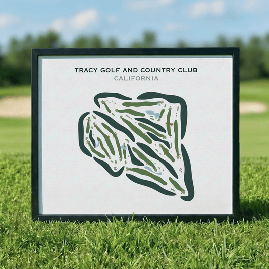 Tracy Golf & Country Club, California - Printed Golf Courses