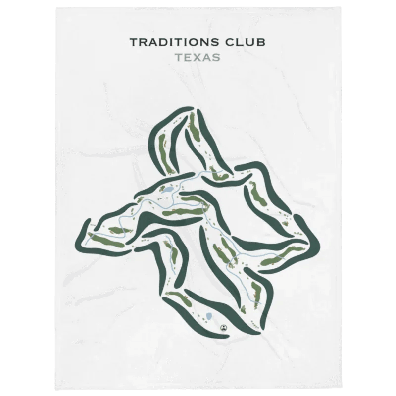 Traditions Club, Texas - Printed Golf Courses