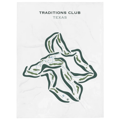 Traditions Club, Texas - Printed Golf Courses