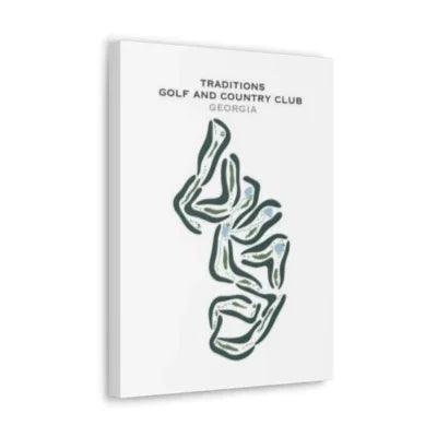 Traditions Golf and Country Club, Georgia - Printed Golf Courses