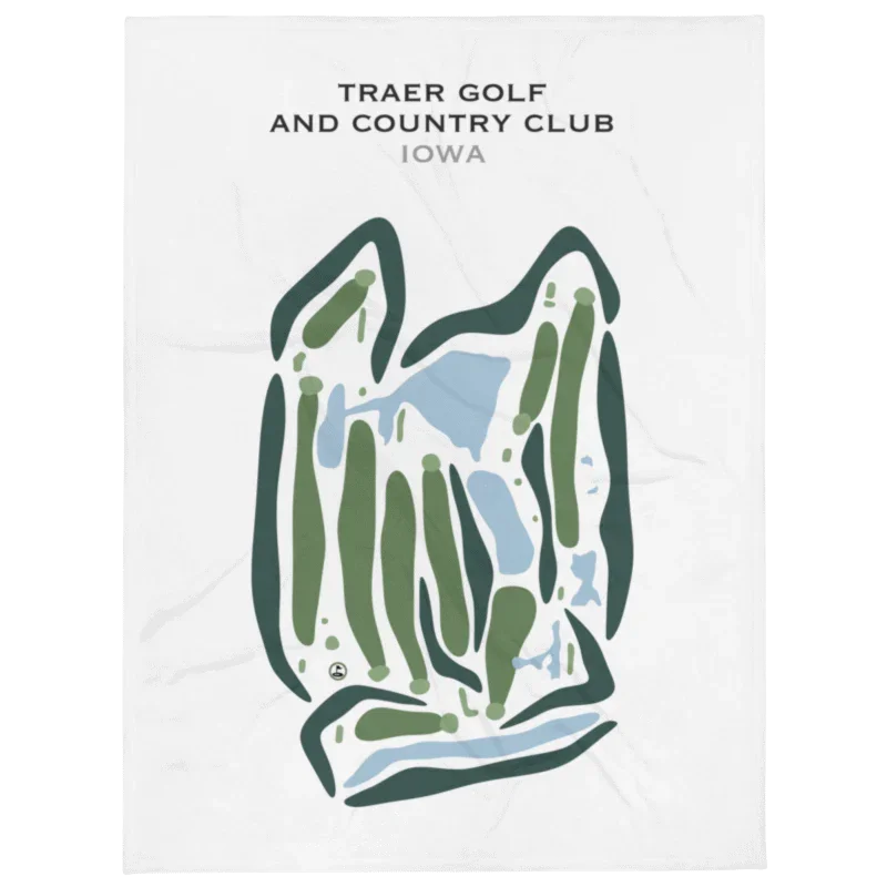 Traer Golf & Country Club, Iowa - Printed Golf Courses