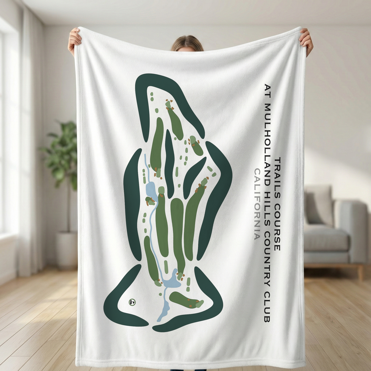 Trails Course at Mulholland Hills Country Club, California - Printed Golf Courses