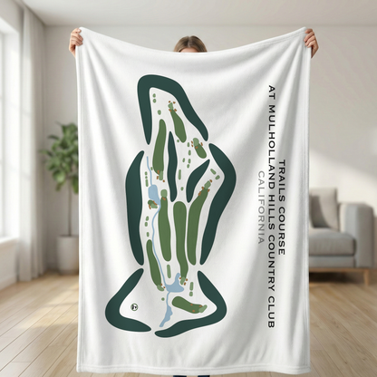 Trails Course at Mulholland Hills Country Club, California - Printed Golf Courses