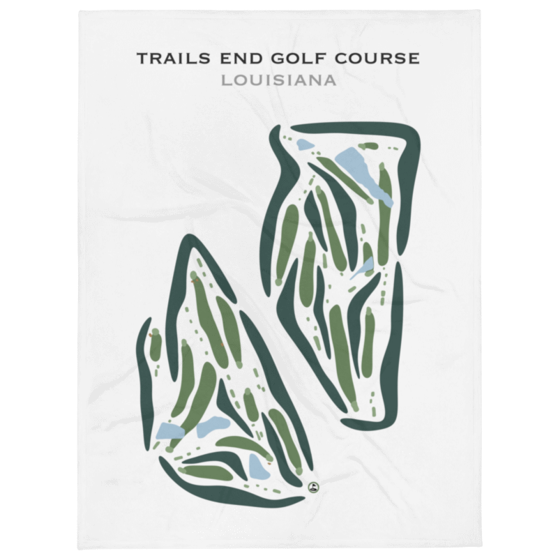 Trails End Golf Course, Louisiana - Printed Golf Courses