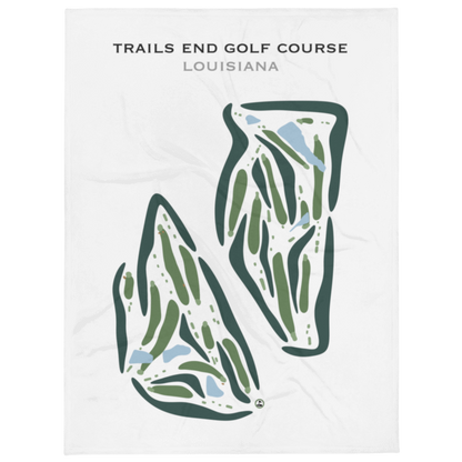 Trails End Golf Course, Louisiana - Printed Golf Courses