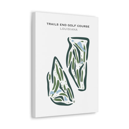 Trails End Golf Course, Louisiana - Printed Golf Courses