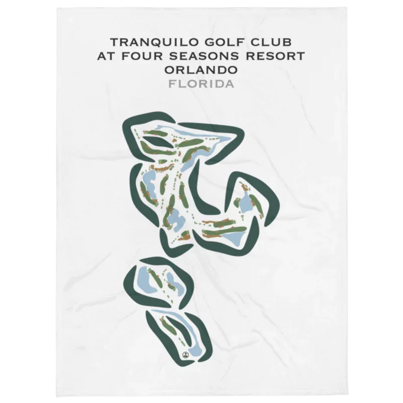 Tranquilo Golf Club at Four Seasons Resort Orlando, Florida - Printed Golf Courses