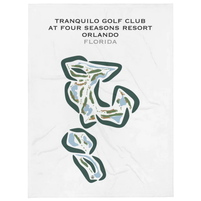 Tranquilo Golf Club at Four Seasons Resort Orlando, Florida - Printed Golf Courses