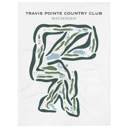 Travis Pointe Country Club, Michigan - Printed Golf Courses