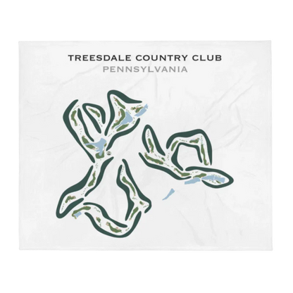 Treesdale Country Club, Pennsylvania - Printed Golf Courses