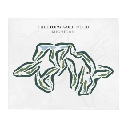 Treetops Golf Club, Michigan - Printed Golf Courses