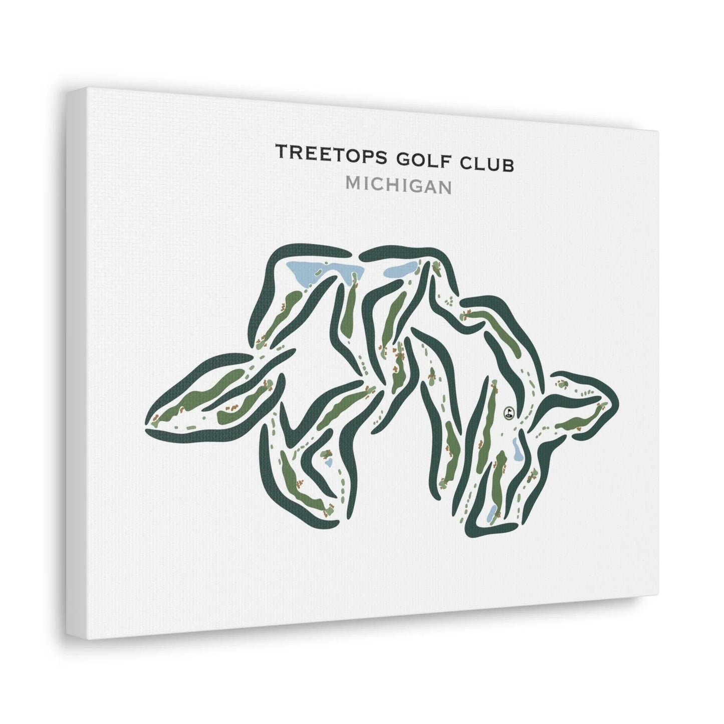 Treetops Golf Club, Michigan - Printed Golf Courses