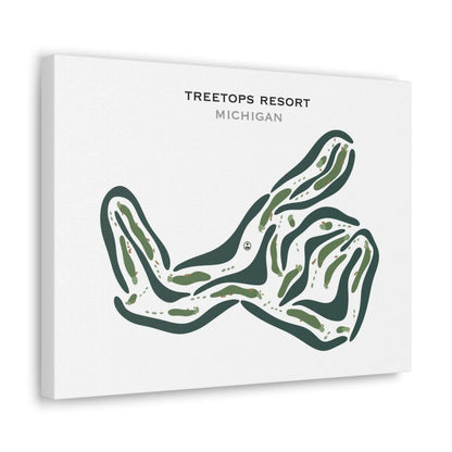 Treetops Resort, Michigan - Printed Golf Courses