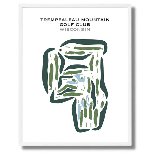 Trempealeau Mountain Golf Club, Wisconsin - Printed Golf Courses