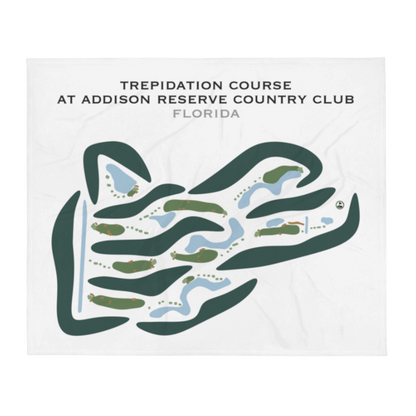 Trepidation Course at Addison Reserve Country Club, Florida - Printed Golf Courses