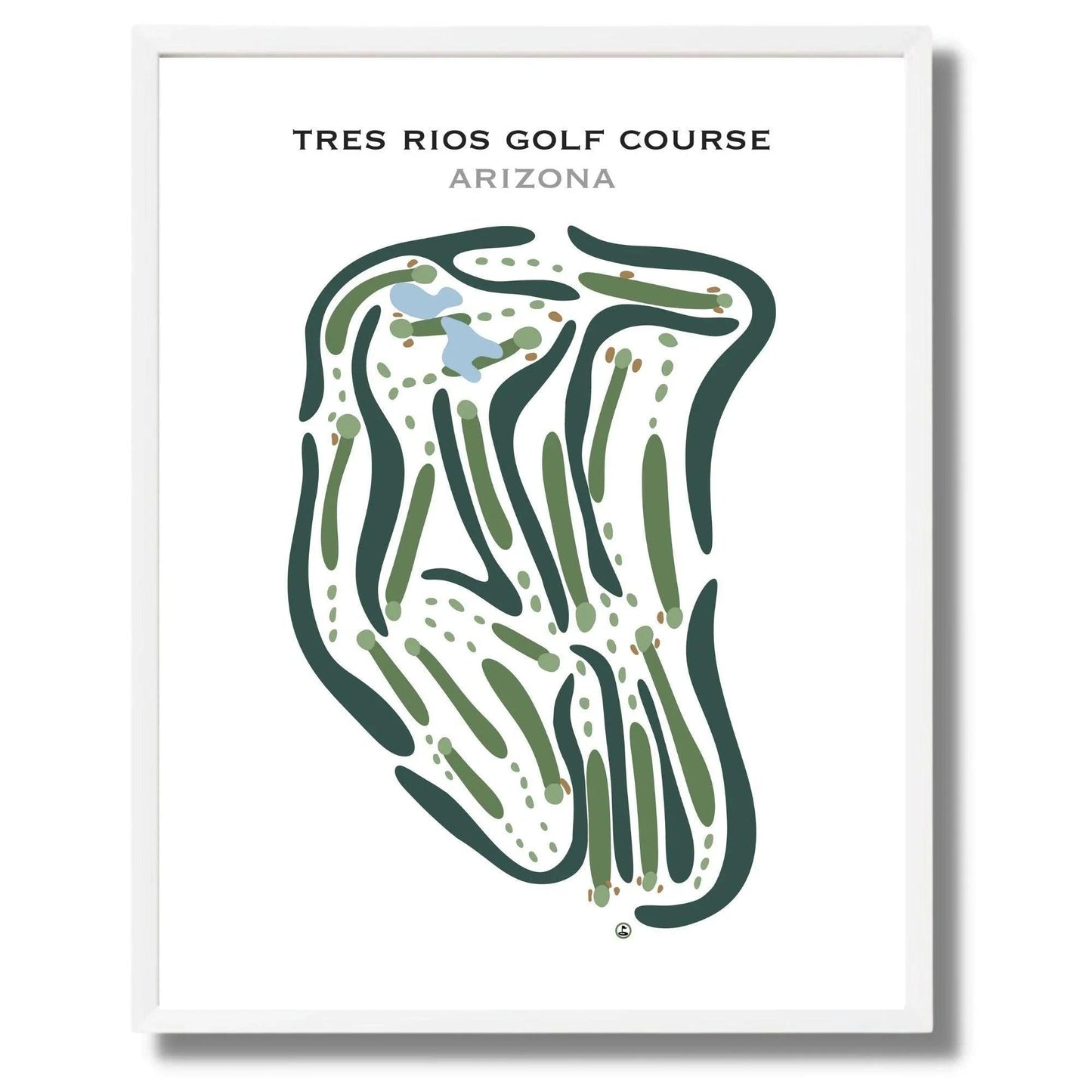 Tres Rios Golf Course, Arizona - Printed Golf Courses