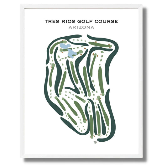 Tres Rios Golf Course, Arizona - Printed Golf Courses