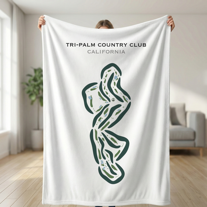 Tri-Palm Country Club, California - Printed Golf Courses