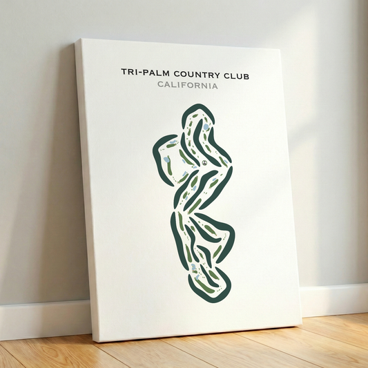 Tri-Palm Country Club, California - Printed Golf Courses