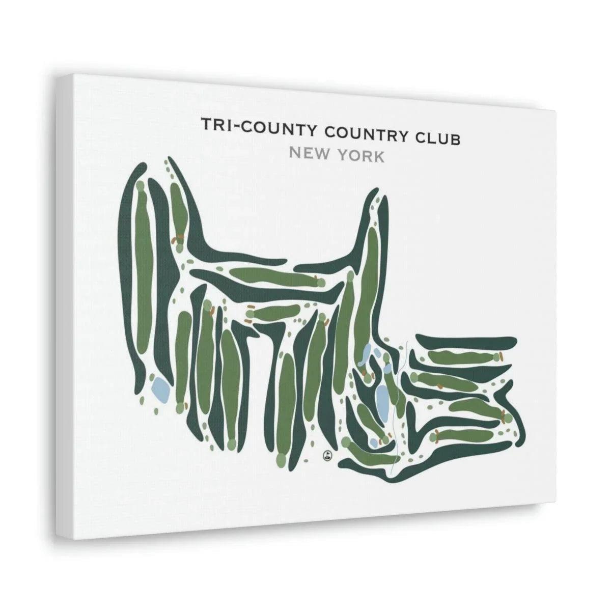 Tri-County Country Club, New York - Printed Golf Courses