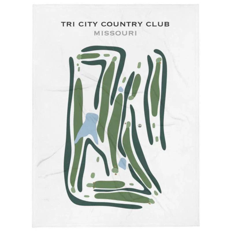 Tri-City Country Club, Missouri - Printed Golf Courses