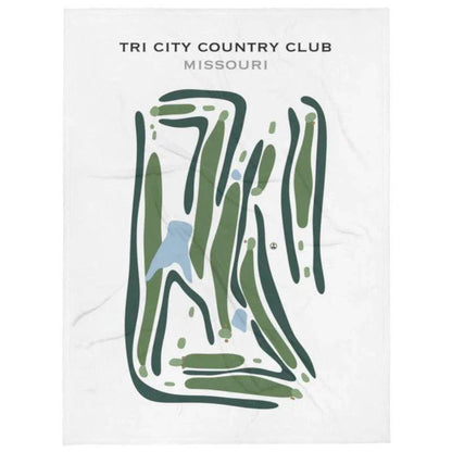 Tri-City Country Club, Missouri - Printed Golf Courses