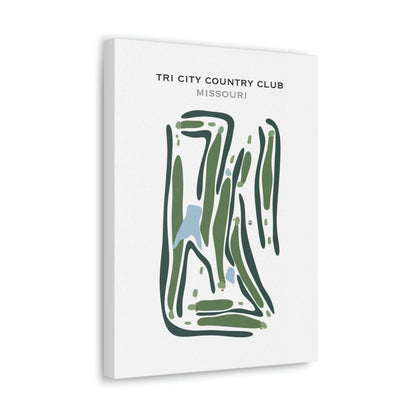 Tri-City Country Club, Missouri - Printed Golf Courses