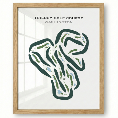 Trilogy Golf Course, Washington - Printed Golf Courses