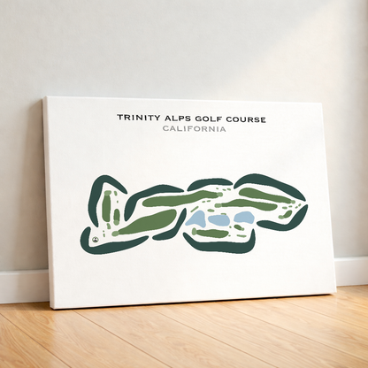 Trinity Alps Golf Course, California - Printed Golf Courses