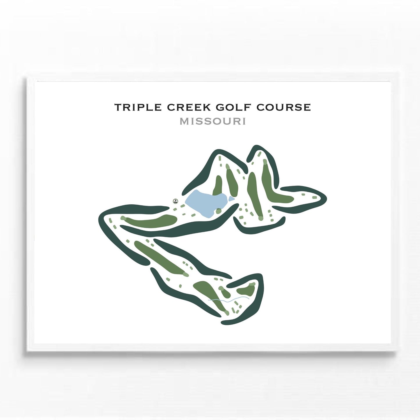 Triple Creek Golf Course, Missouri - Printed Golf Courses