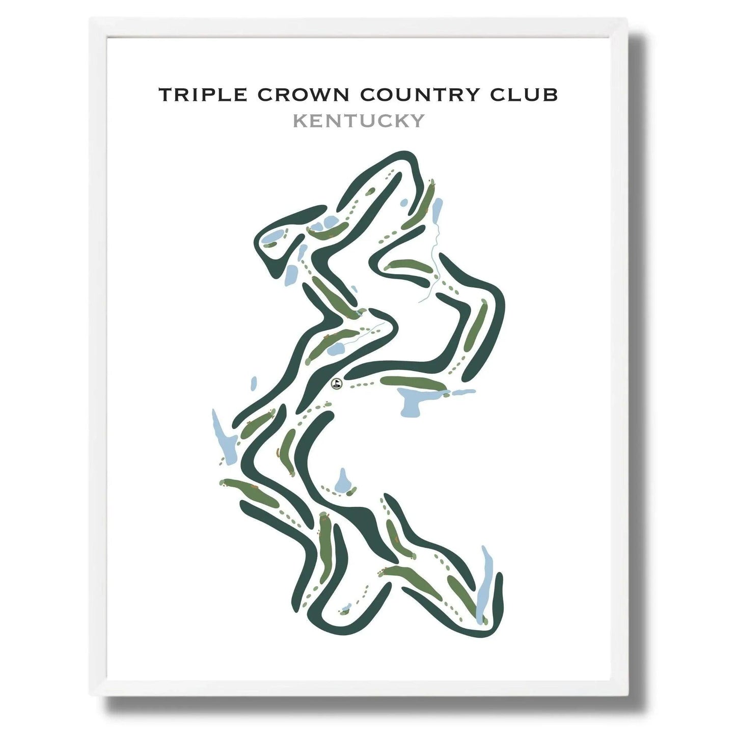 Triple Crown Country Club, Kentucky - Printed Golf Courses