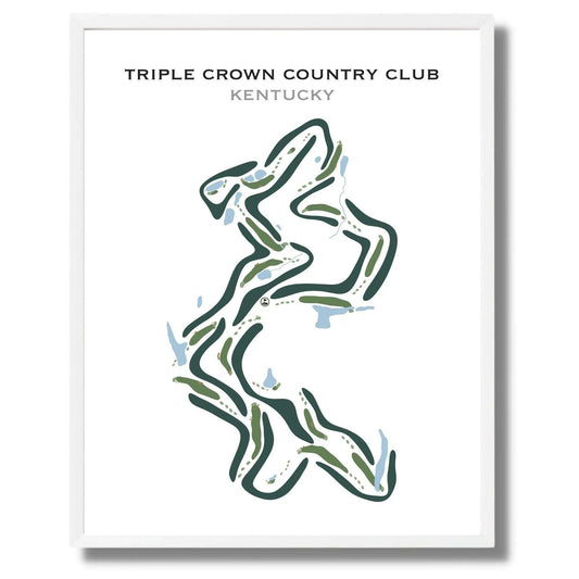 Triple Crown Country Club, Kentucky - Printed Golf Courses