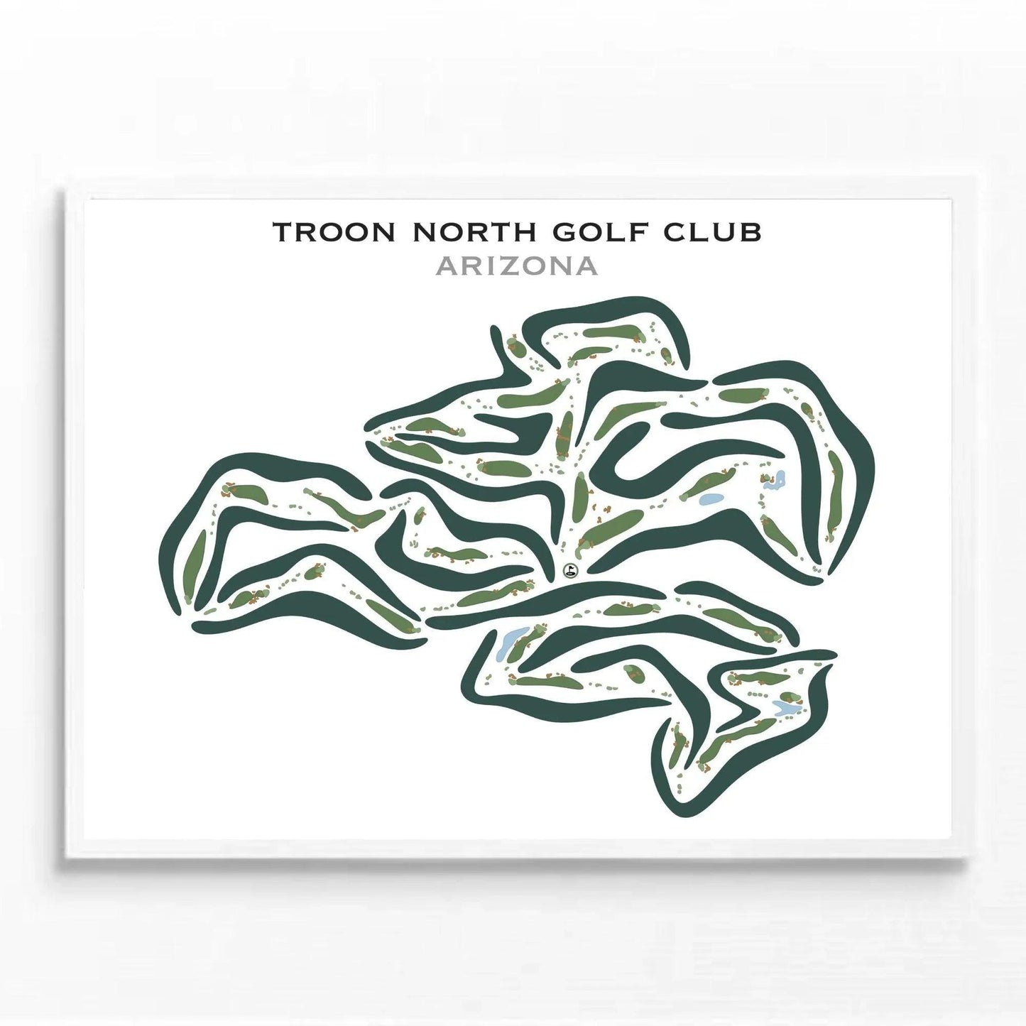 Troon North Golf Club, Arizona - Printed Golf Courses