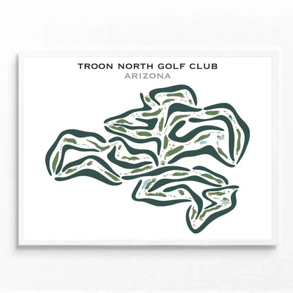 Troon North Golf Club, Arizona - Printed Golf Courses