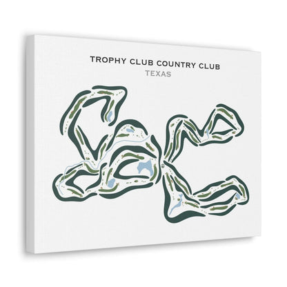 Trophy Club Country Club, Texas - Printed Golf Courses