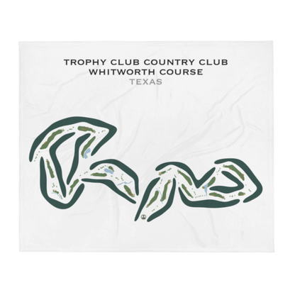 Trophy Club Country Club - Whitworth Course, Texas - Printed Golf Courses