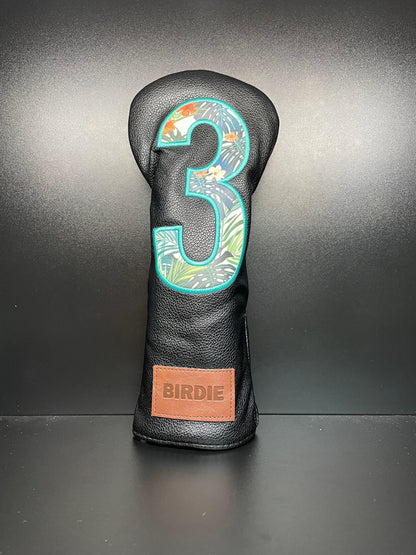 Tropical Floral Print Headcover 2.0