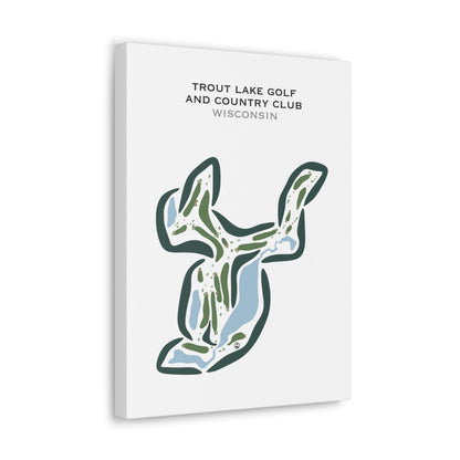 Trout Lake Golf & Country Club, Wisconsin - Printed Golf Courses