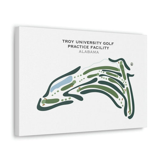 Troy University Golf Practice Facility, Alabama - Printed Golf Courses