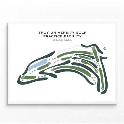 Troy University Golf Practice Facility, Alabama - Printed Golf Courses